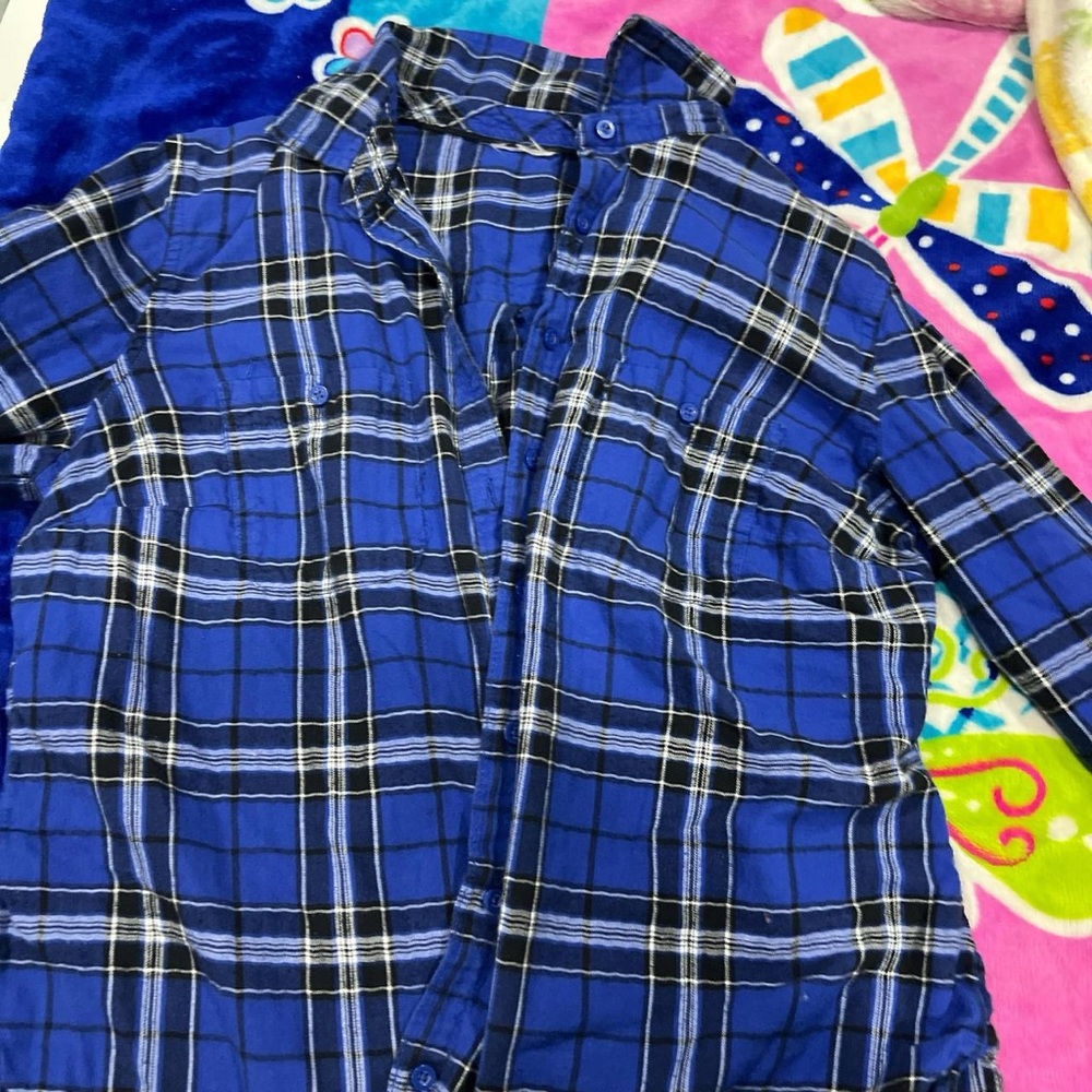 Blue Plaid Women's Shirt